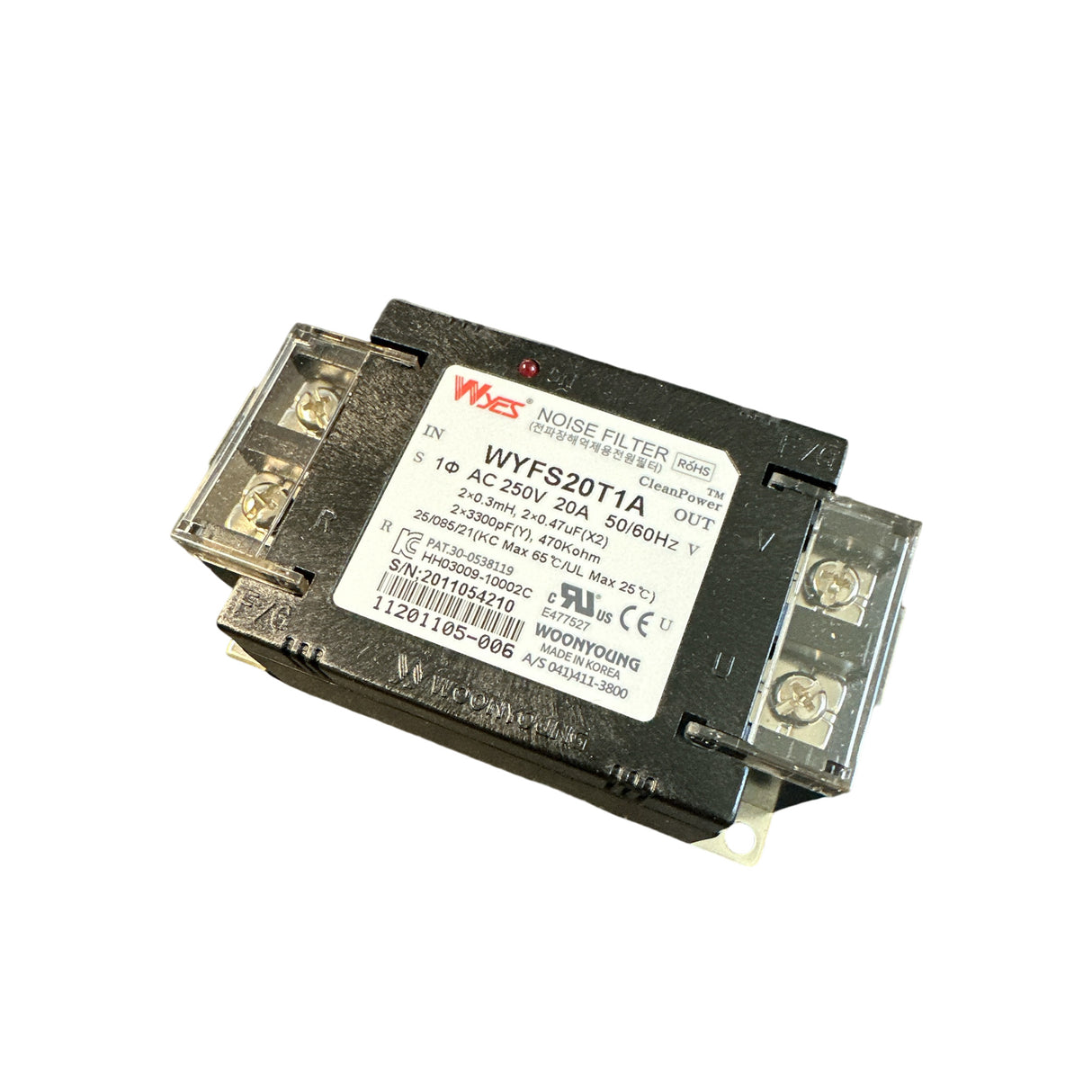 Icetro, Parts, 500000900, Noise Filter, IM, IS, IU and IC Series