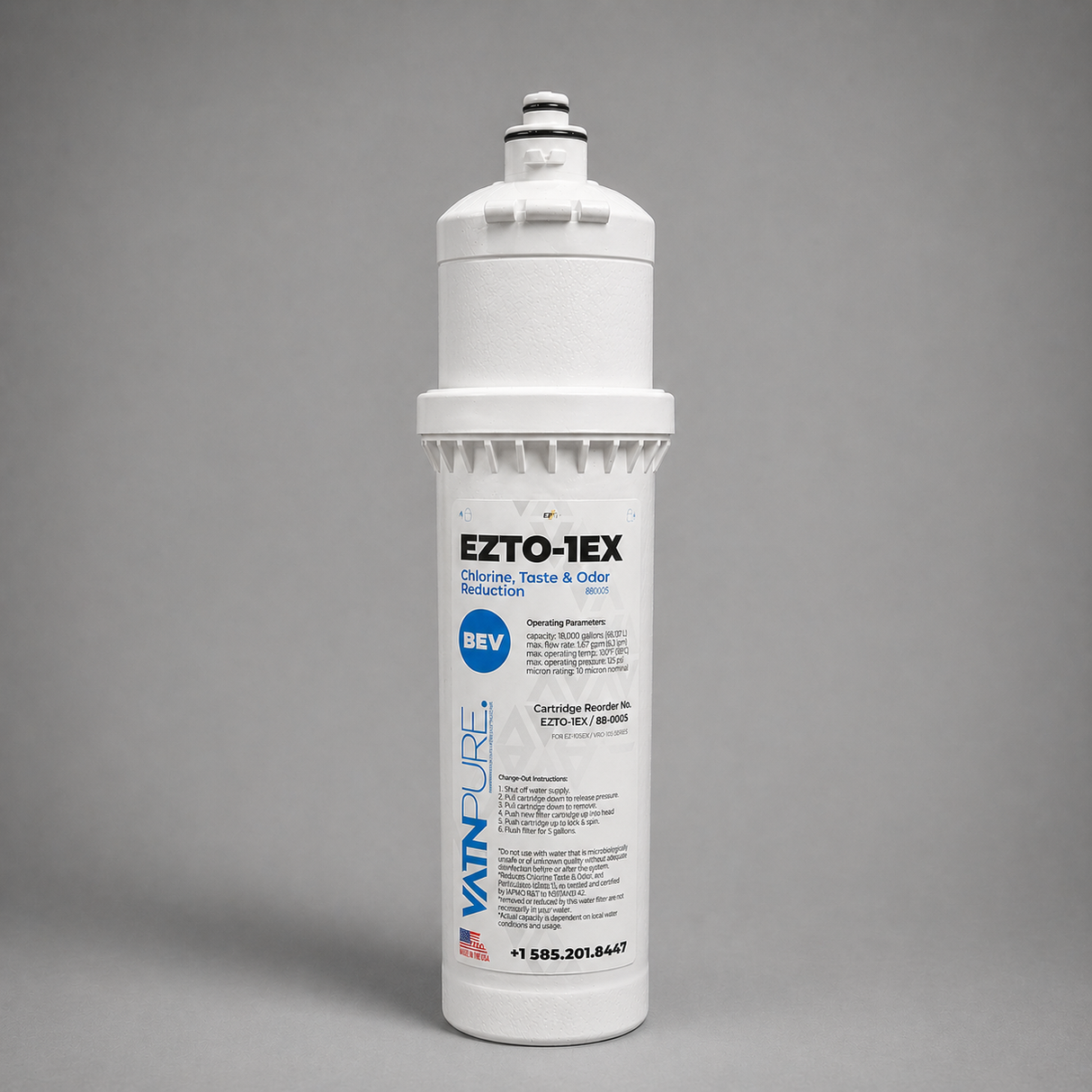 VatnPure EZTO-1EX, 88.0005, FF-C15EXT, CTO-EK10, 300-08035