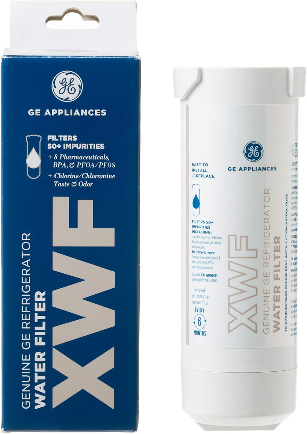 GE® XWF, Replacement Refrigerator Water Filter
