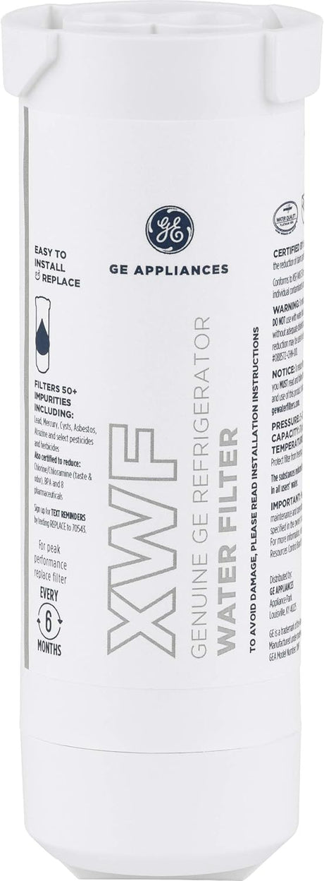 GE® XWF, Replacement Refrigerator Water Filter