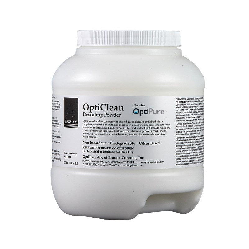 OptiPure OptiClean - 150-50026, Descaling Compound, Individual - 4lb Bottle