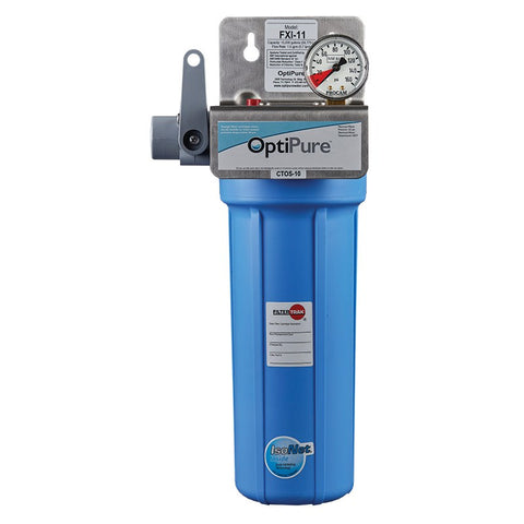 OptiPure FXI-11, 160-50105, 10 inch Carbon Filter System, IsoNet® Scale Inhibitor
