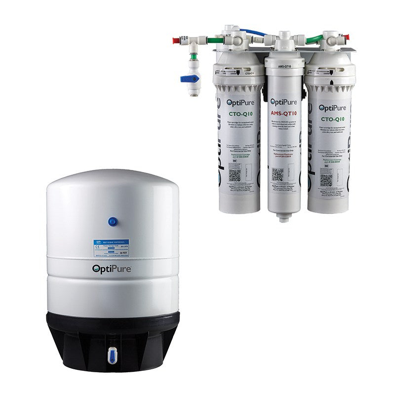 OptiPure OP70/10, 164-01010, 70GPD Reverse Osmosis System, 10GAL Tank
