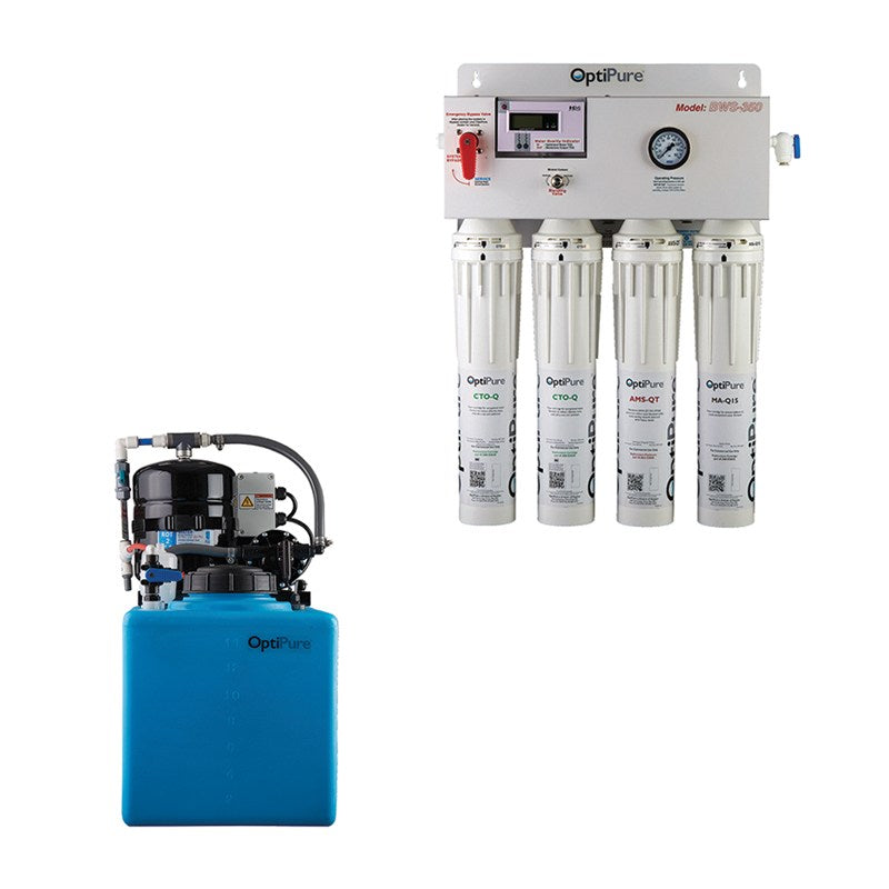 OptiPure BWS350/16, 164-14366, 350-400GPD Blended Water Reverse Osmosis, 16GAL Tank