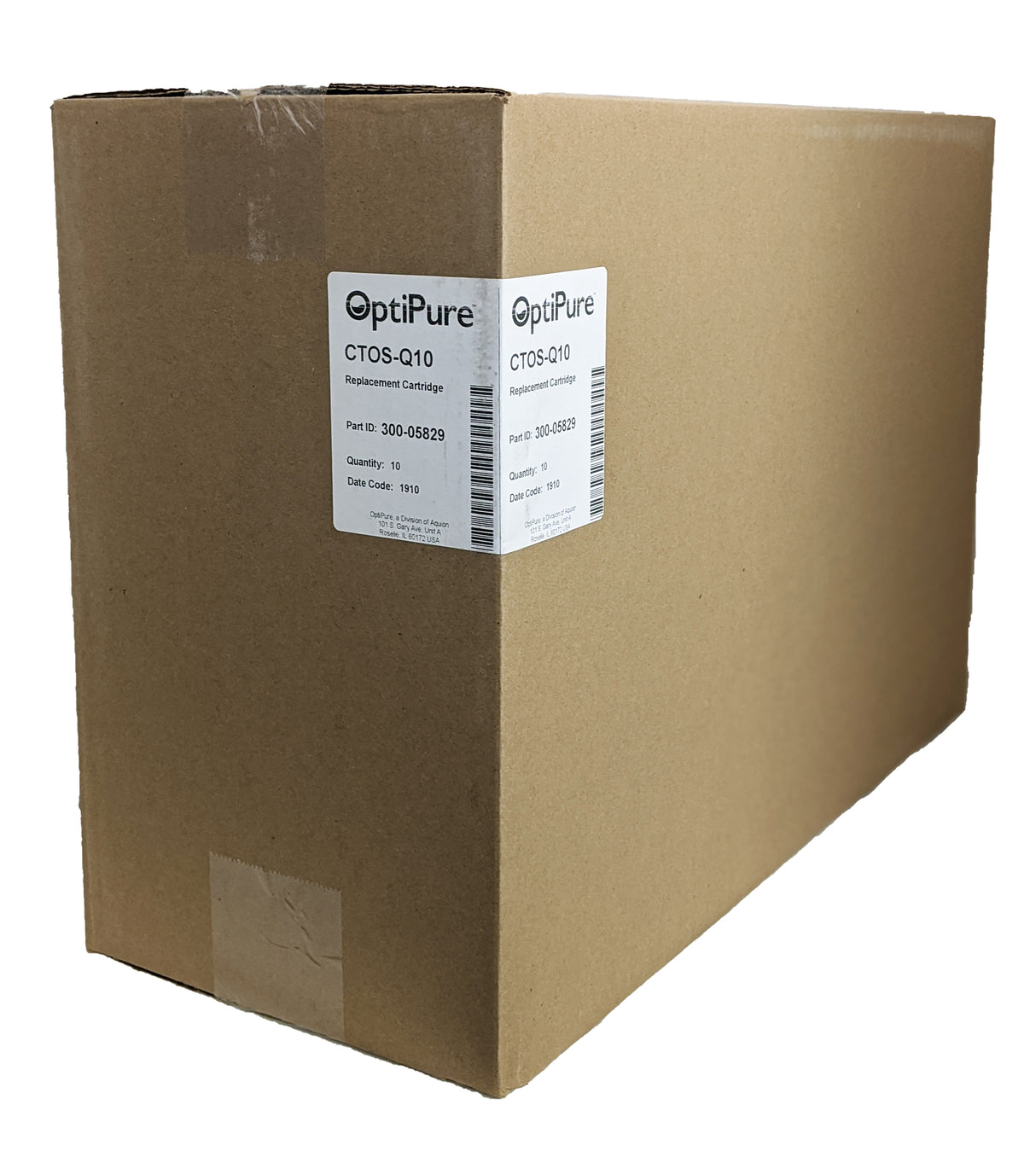 OptiPure CTOS-Q10, 300-05829, 10 inch Qwik-Twist Carbon Water Filter, IsoNet® Scale Inhibitor