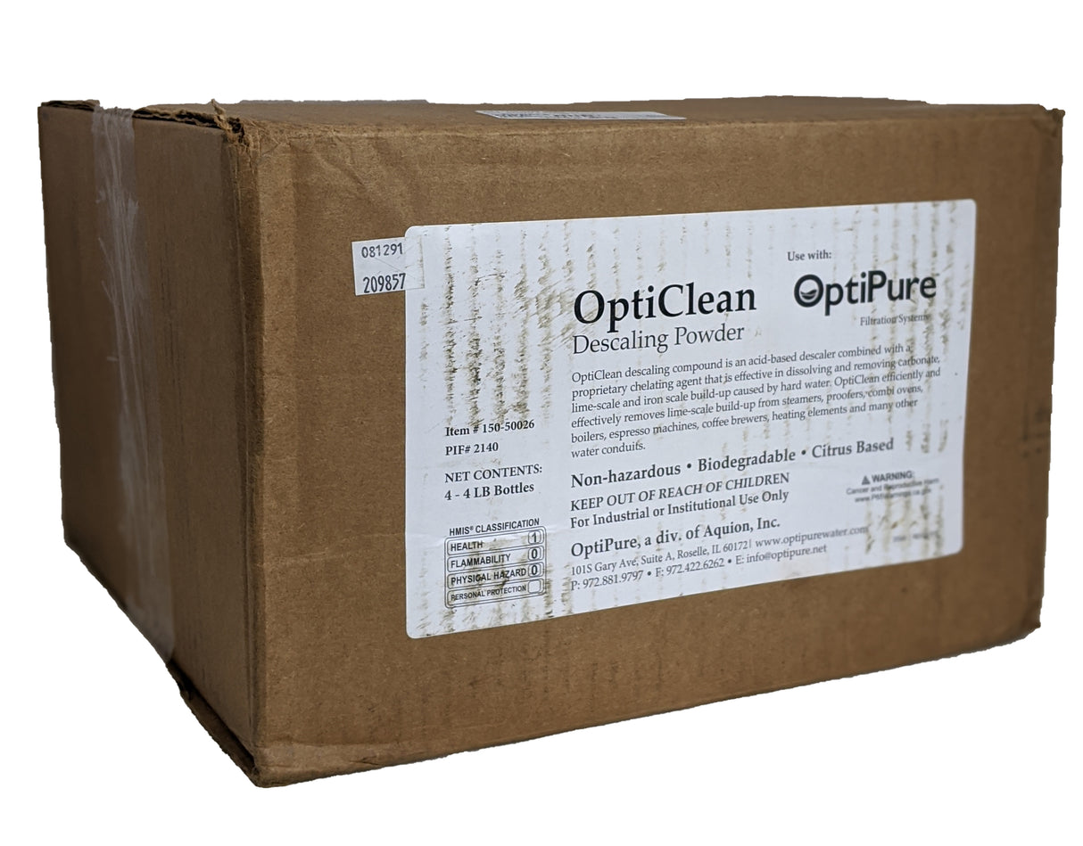 OptiPure OptiClean - 150-50026, Descaling Compound, Individual - 4lb Bottle