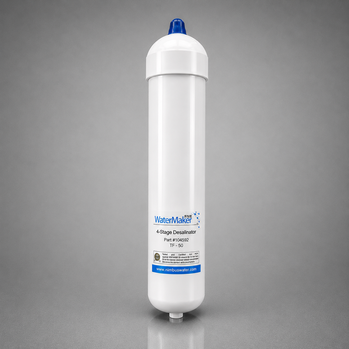 Nimbus WaterMaker Five 4-Stage Replacement Membrane, WM5-50-WNF, 104592