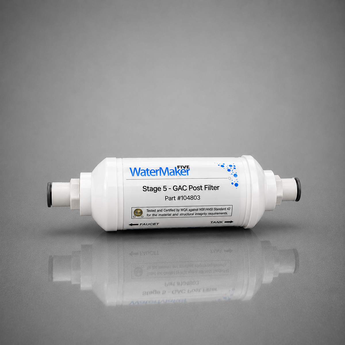 Nimbus WaterMaker Five 5-Stage Post In-Line Carbon Cartridge, WM5-50-WNF, 104803