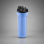 OptiPure FX Series Housing - 600-10051, Single 10 inch Blue Sump Housing for OptiPure FX
