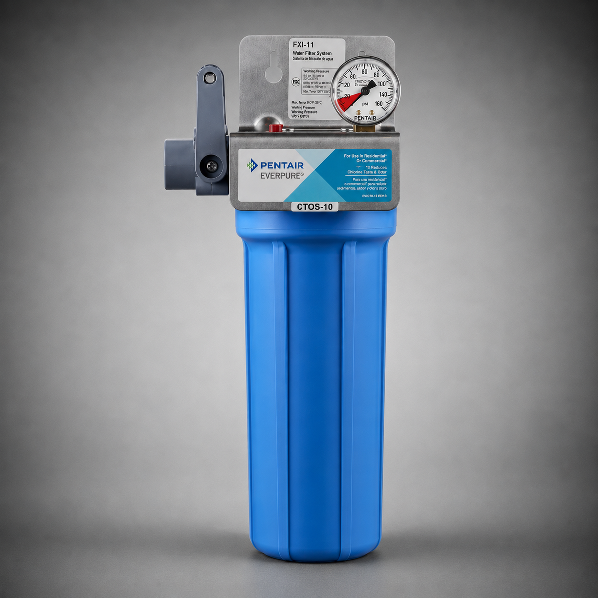 OptiPure FXI-11, 160-50105, 10 inch Carbon Filter System, IsoNet® Scale Inhibitor