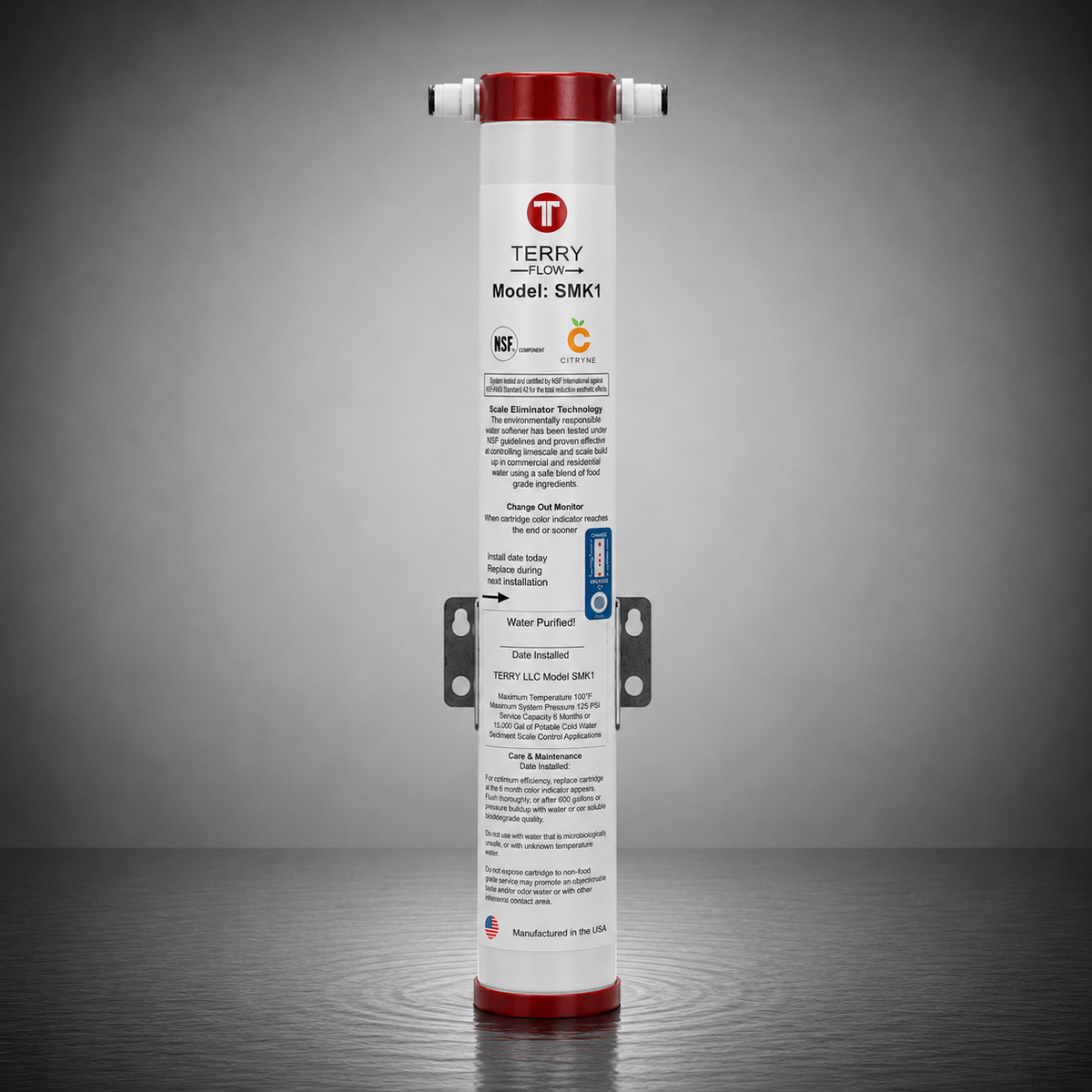 Terry H2O Solutions SMK1, 20211001, Citryne® Scale Control, Scale Reduction