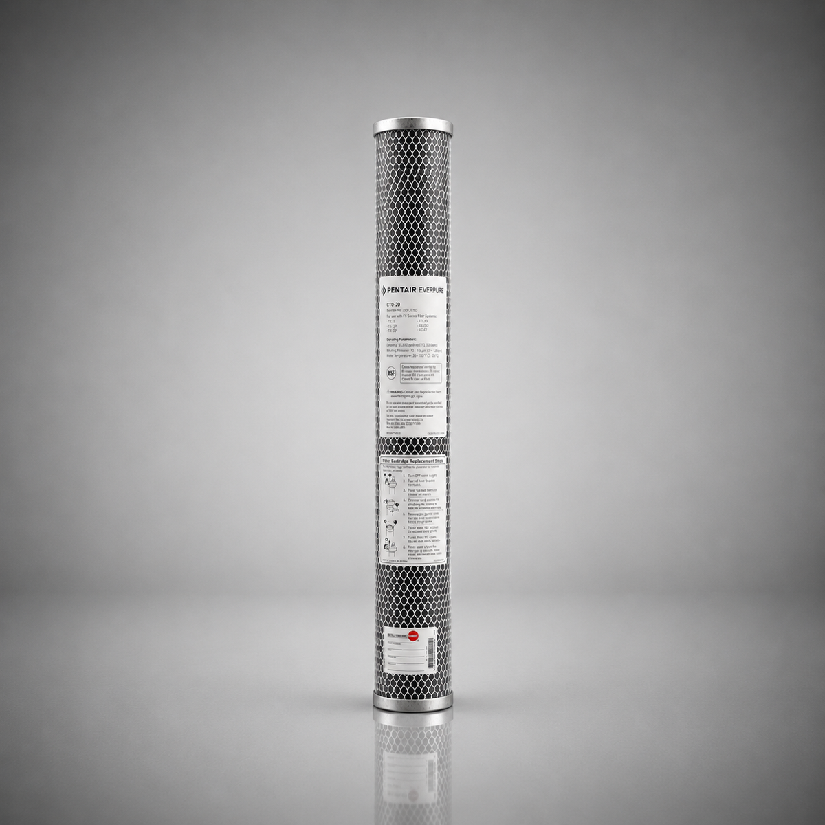 Pentair Everpure® CTO-20, 252-20120, 20 inch Carbon Filter, OptiPure