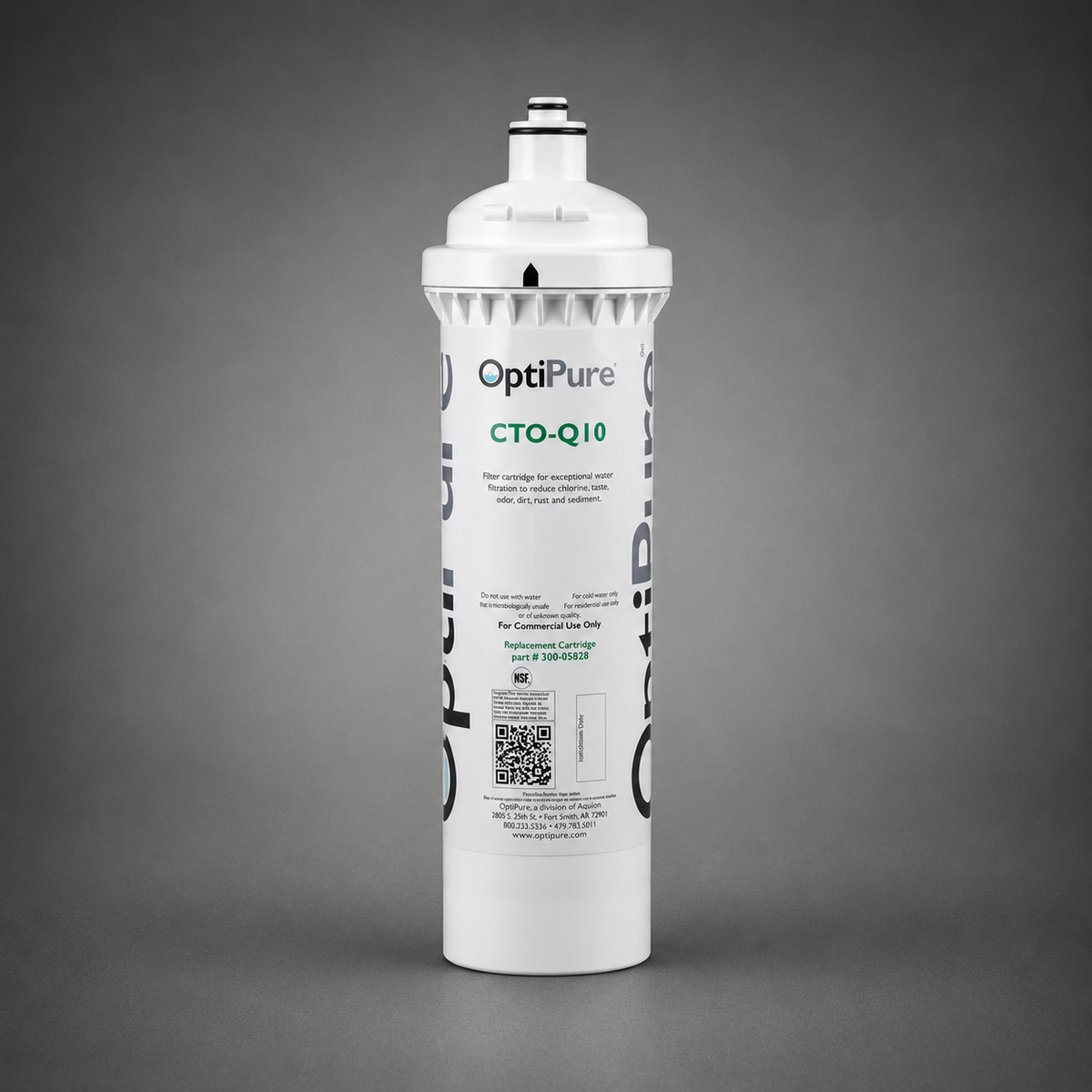 OptiPure CTO-Q10, 300-05828, 10 inch Qwik-Twist Carbon Water Filter