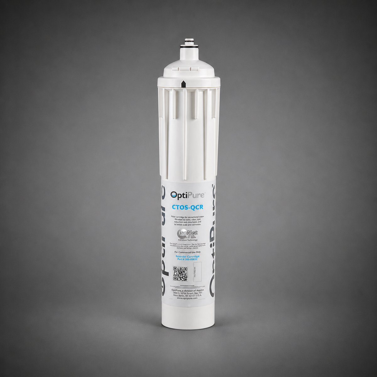 OptiPure/Everpure CTOS-QCR, 300-05832, 15 inch Qwik-Twist Chloramine Reduction Filter, IsoNet® Scael Inhibitor