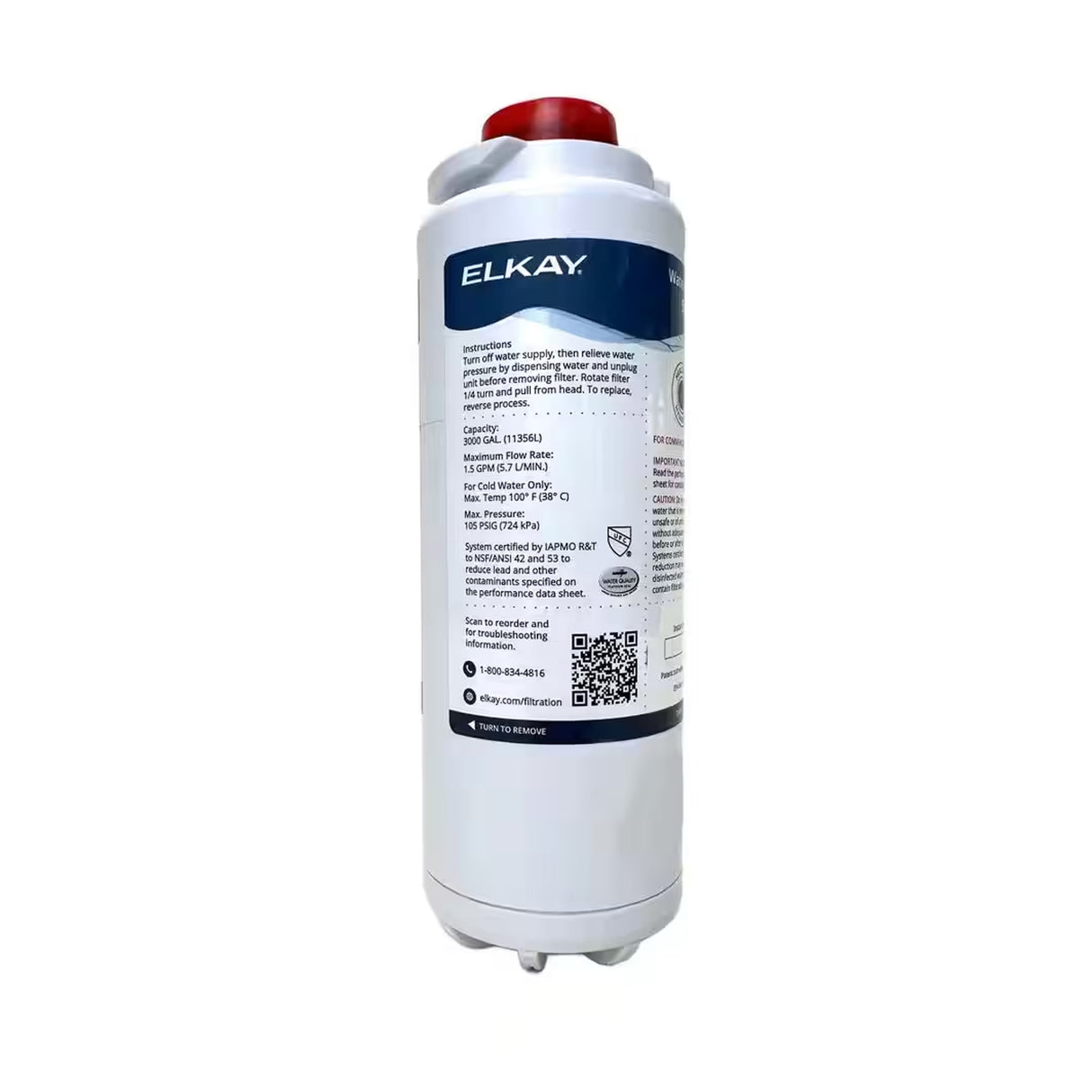 Elkay 51300C, Water Sentry VII Replacement Filter Cartridge