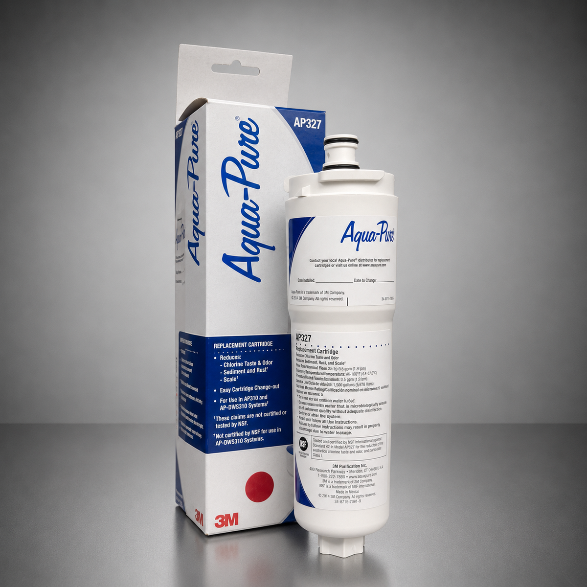 3M Aqua-Pure® AP327, 55536-22, CS-51, 55536-31, Chlorine and Scale Reduction, SQC