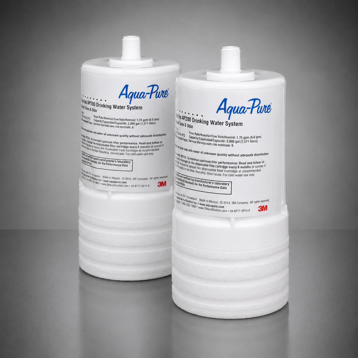 3M Aqua-Pure® AP217-2 Sediment/Carbon For AP200, 2-Pack, 55289-01, 55786-04, Sediment and Chlorine Reduction Cartridges