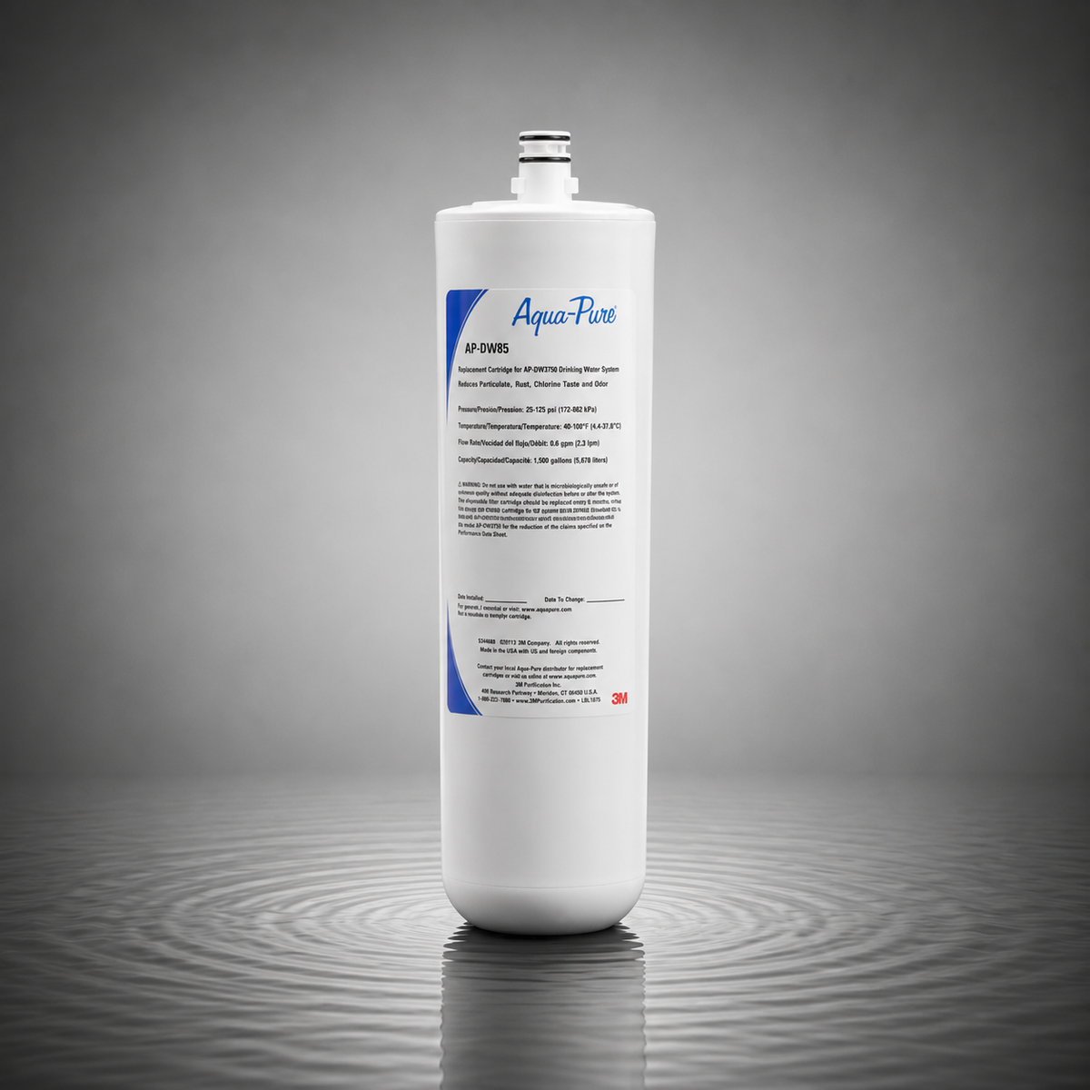 3M Aqua-Pure® APDW85 Replacement Filter Cartridge, for AP-DWS750, AP-DW85, AP517, 55844-08