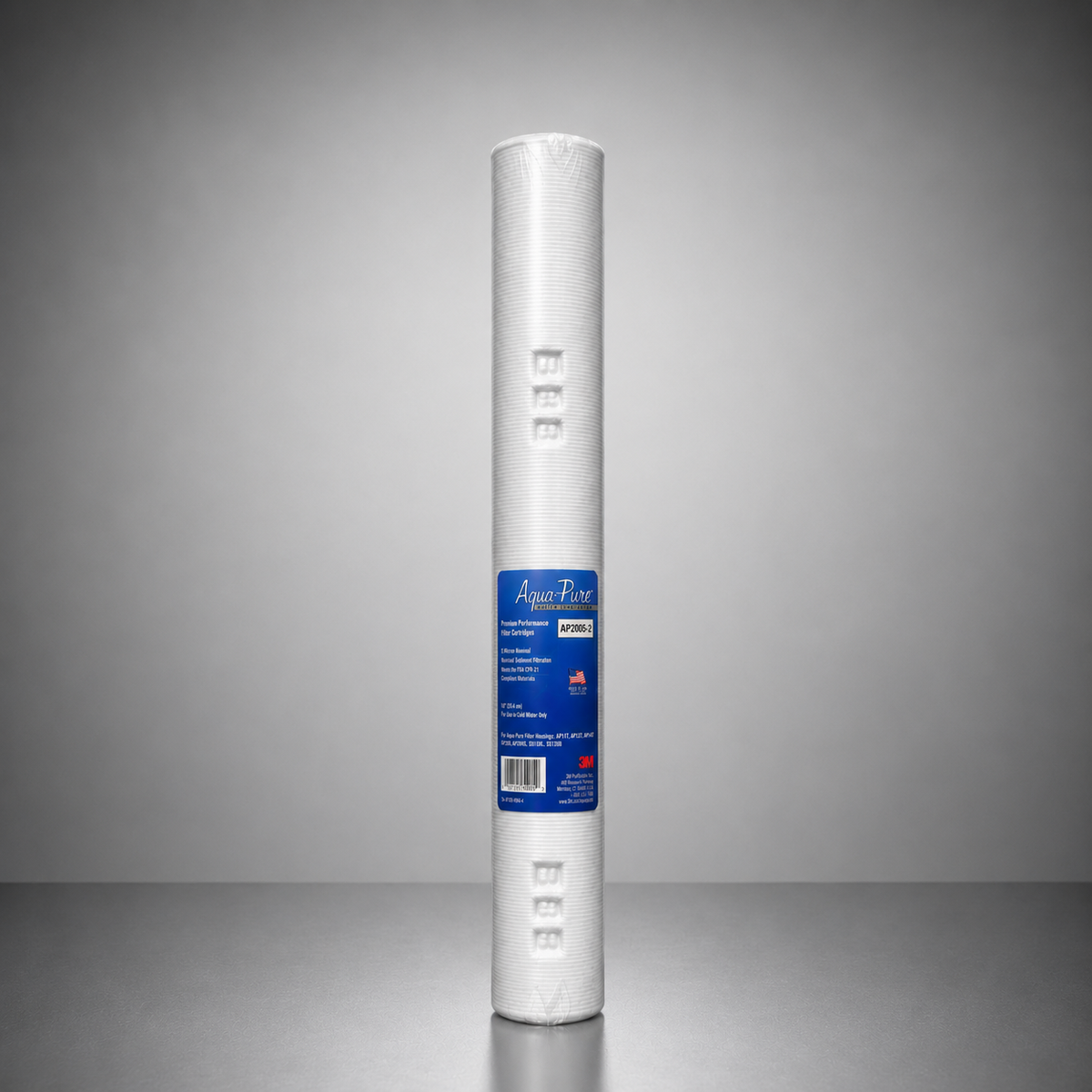 3M Aqua-Pure™ AP2005-2, Grooved Pre-Filter Cartridge, 55886-27, 19.5 inch Prefilter, 5 micron