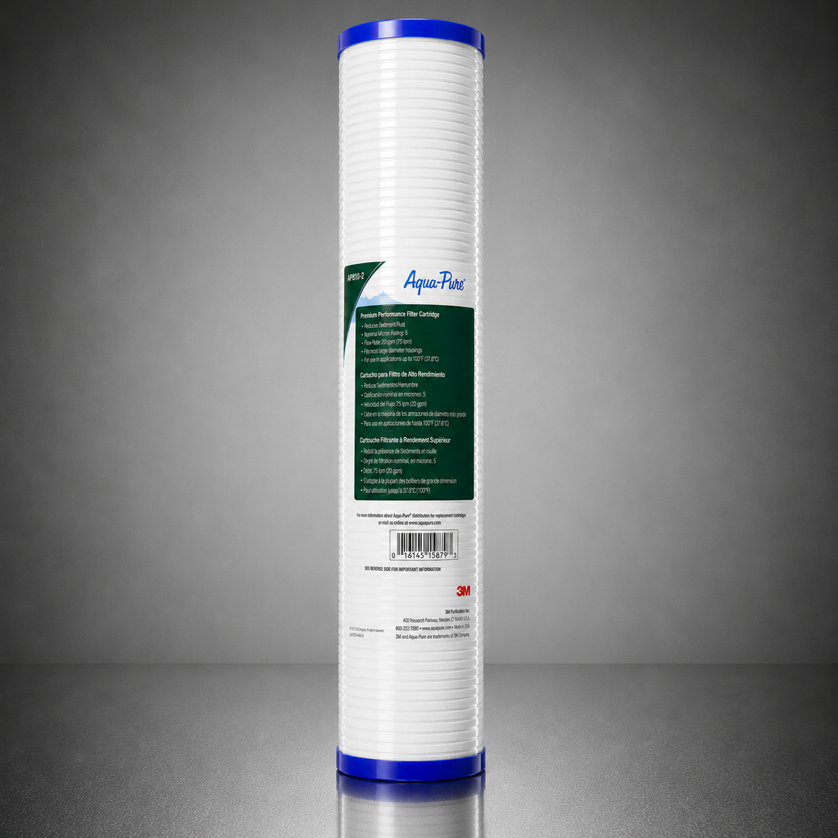 3M Aqua-Pure AP810-2, 56189-03, 20 in BB Grooved Pre-Fliter, 5 micron