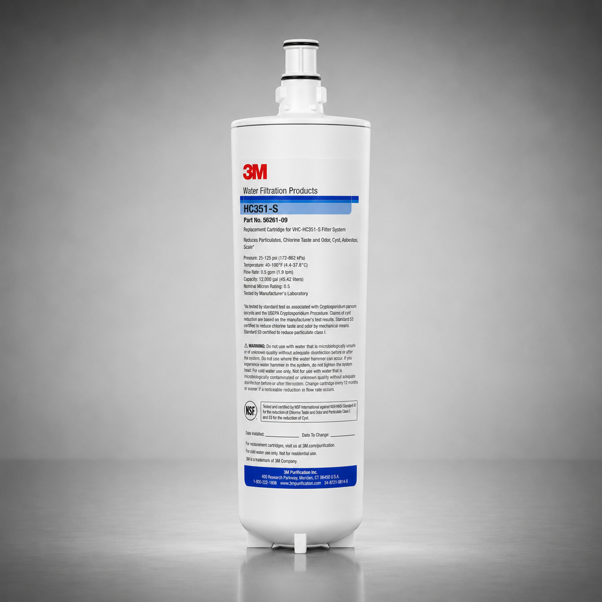 3M HC351-S, 56261-09, 56093-17, Aramark Bronze Coffee Water Filter Cartridge, Carbon Water Filter, Scale Inhibitor, Hot Beverage