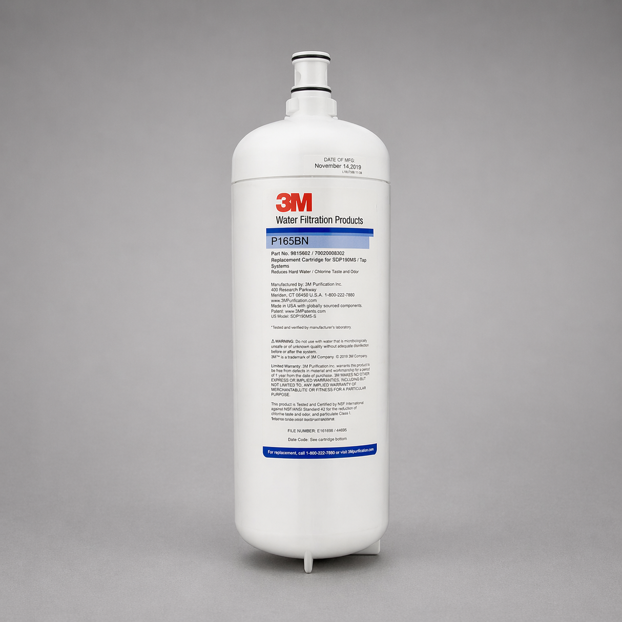 3M P165BN, 56330-01, Water Filter Cartridge, Water Treatment, Softening, Hard Scale