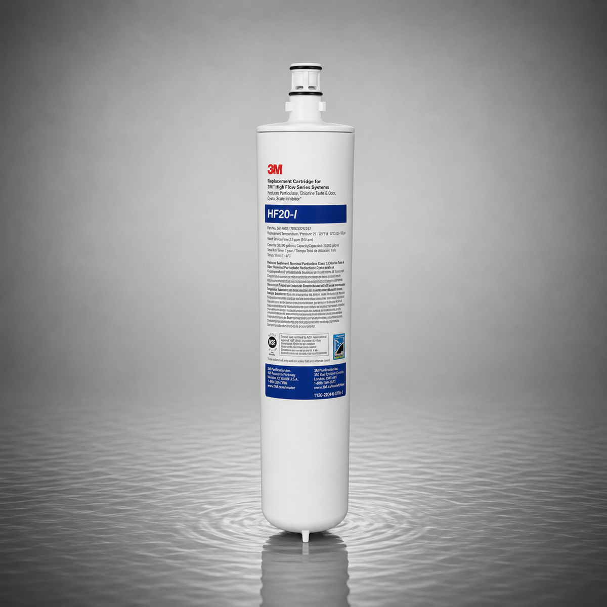 3M Aqua-Pure® HF20-I, 56364-28, For BEV120-I, Chlorine and Cyst Reduction, 0.2 micron