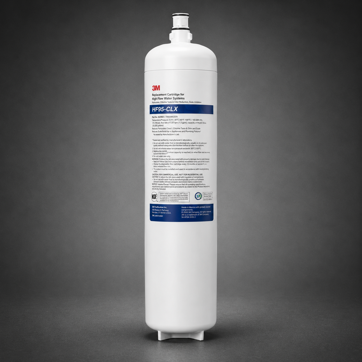 3M HF95-CLX, 56373-11, 5637311, R95-CL - Water Filter Cartridge, Carbon Water Filter, Chloramine Reduction