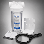 3M Aqua-Pure AP801T, 56392-03, Whole Home 10 inch Clear Jumbo Housing, 1"FNPT