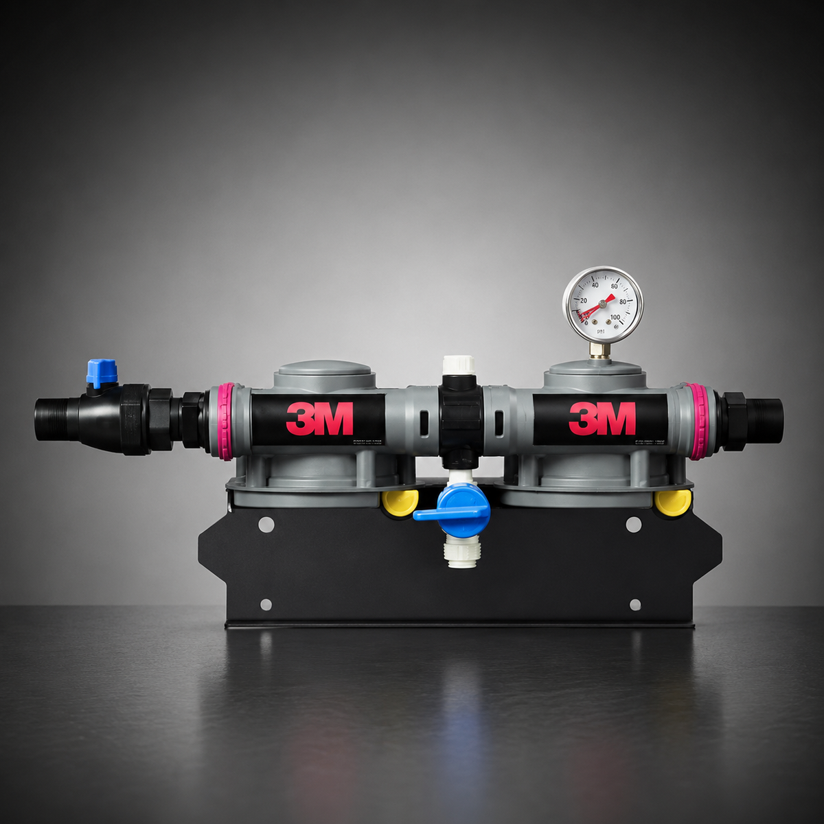 Aqua-Pure, Solventum, 3M 2XX High Flow Twin Series Manifold, 62285-05