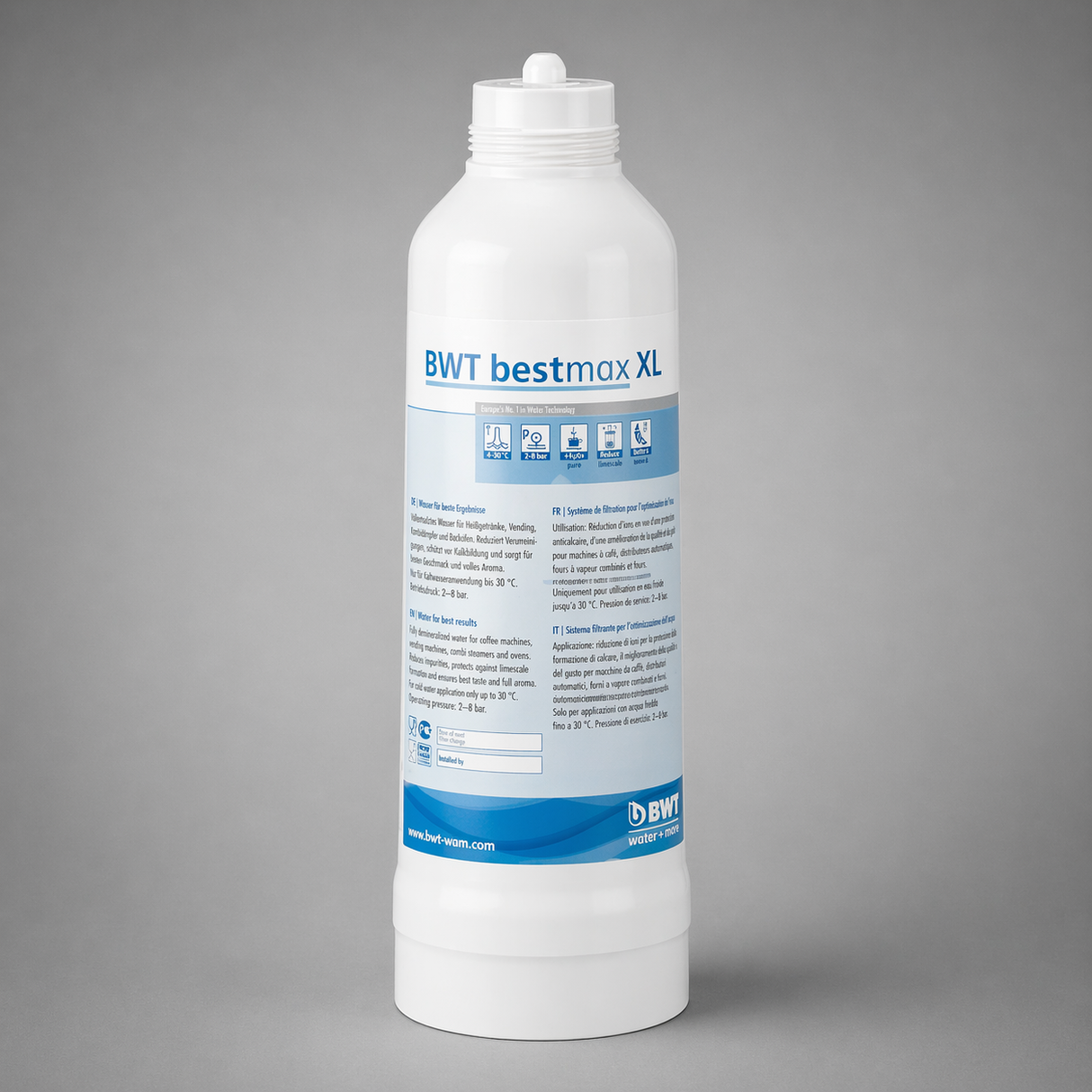 BWT bestmax XL, 812114, Ion Exchange Water Treatment Cartridge