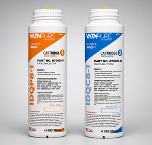 VatnPure IDQ8-CP, 870026-CP, FOR IDQ-8DK System, FILTER282TWIN Cartridge Kit, IDQP8, IDQC8-1