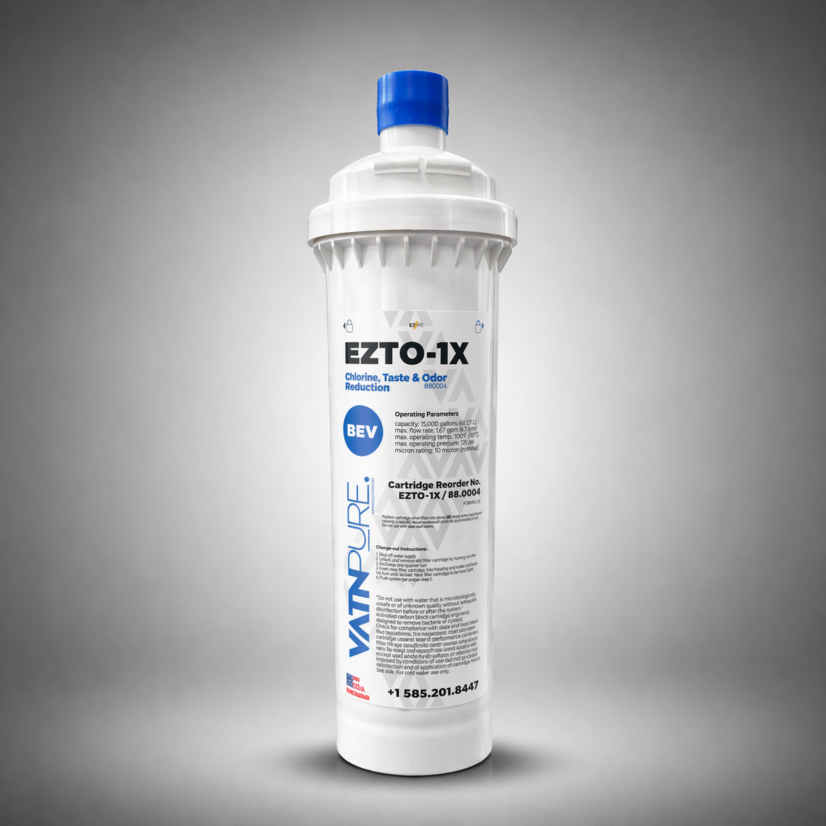 VatnPure EZTO-1X, 880004, FF-C10R, WCE-15