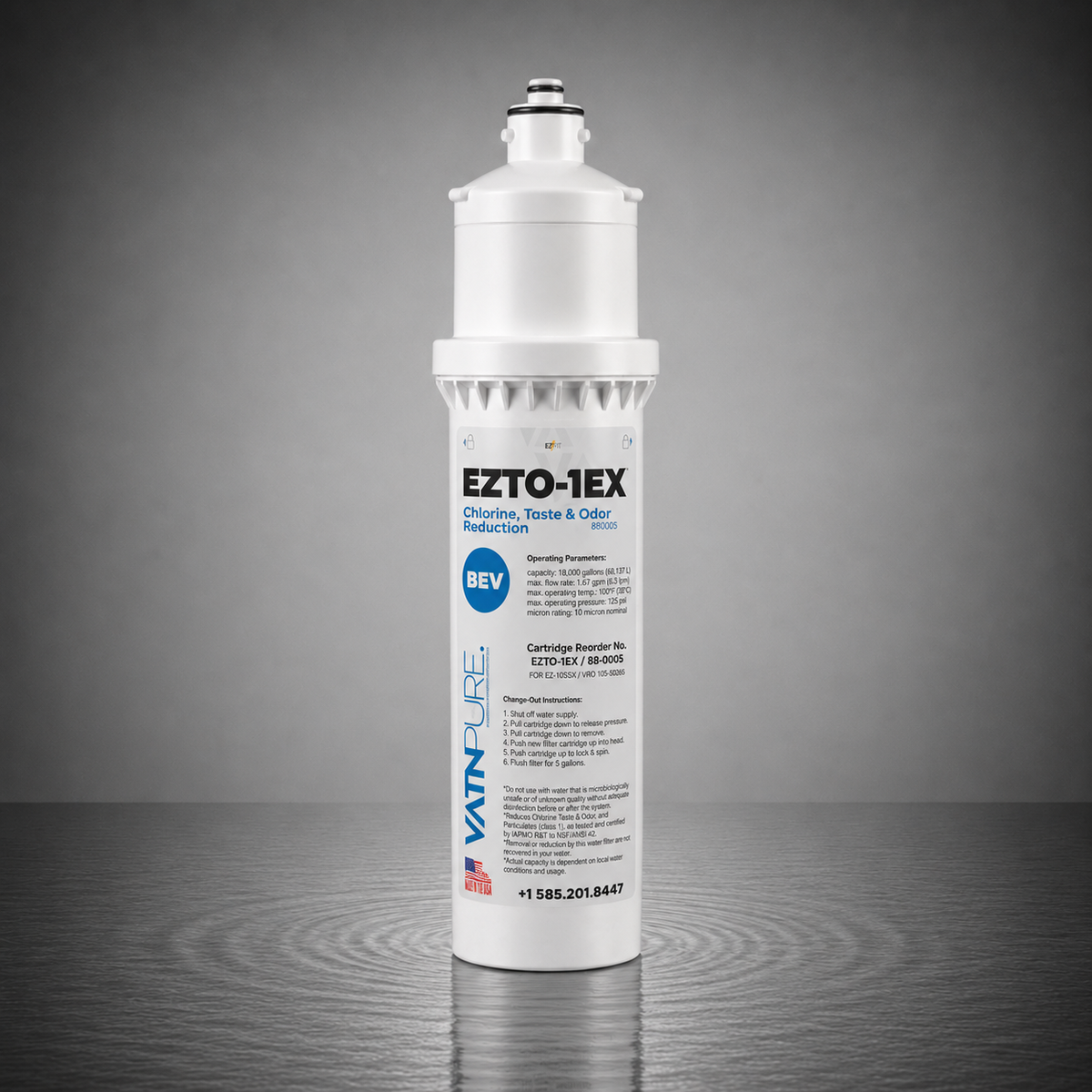 VatnPure EZTO-1EX, 88.0005, FF-C15EXT, CTO-EK10, 300-08035