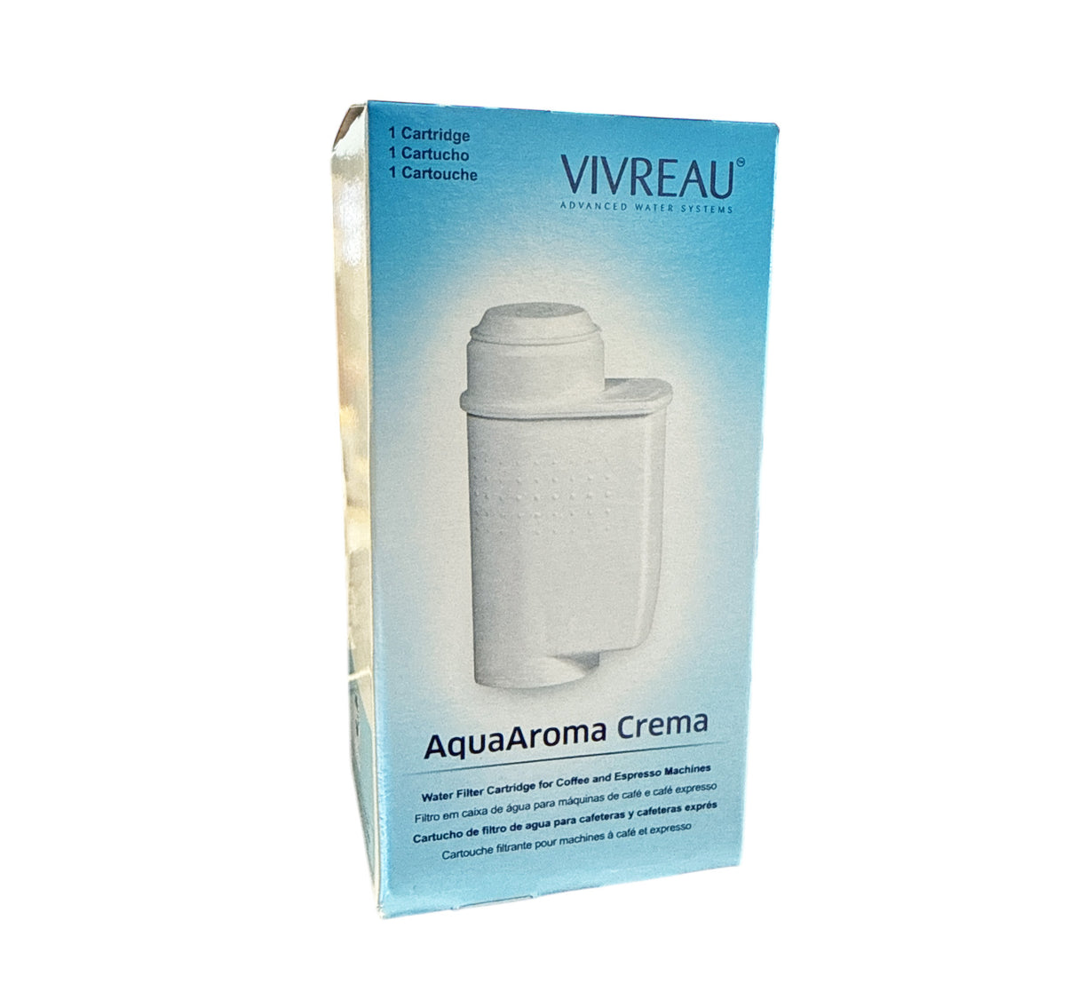 Vivreau® AquaAroma Crema | BRITA-101831 Water Filter Cartridge, Nespresso Momento, Aqua Aroma Crema, 1041746, 0101831