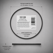 Pentair Everpure® E Series O-Ring, EV151120, BUNA-N #241, EV3112-40