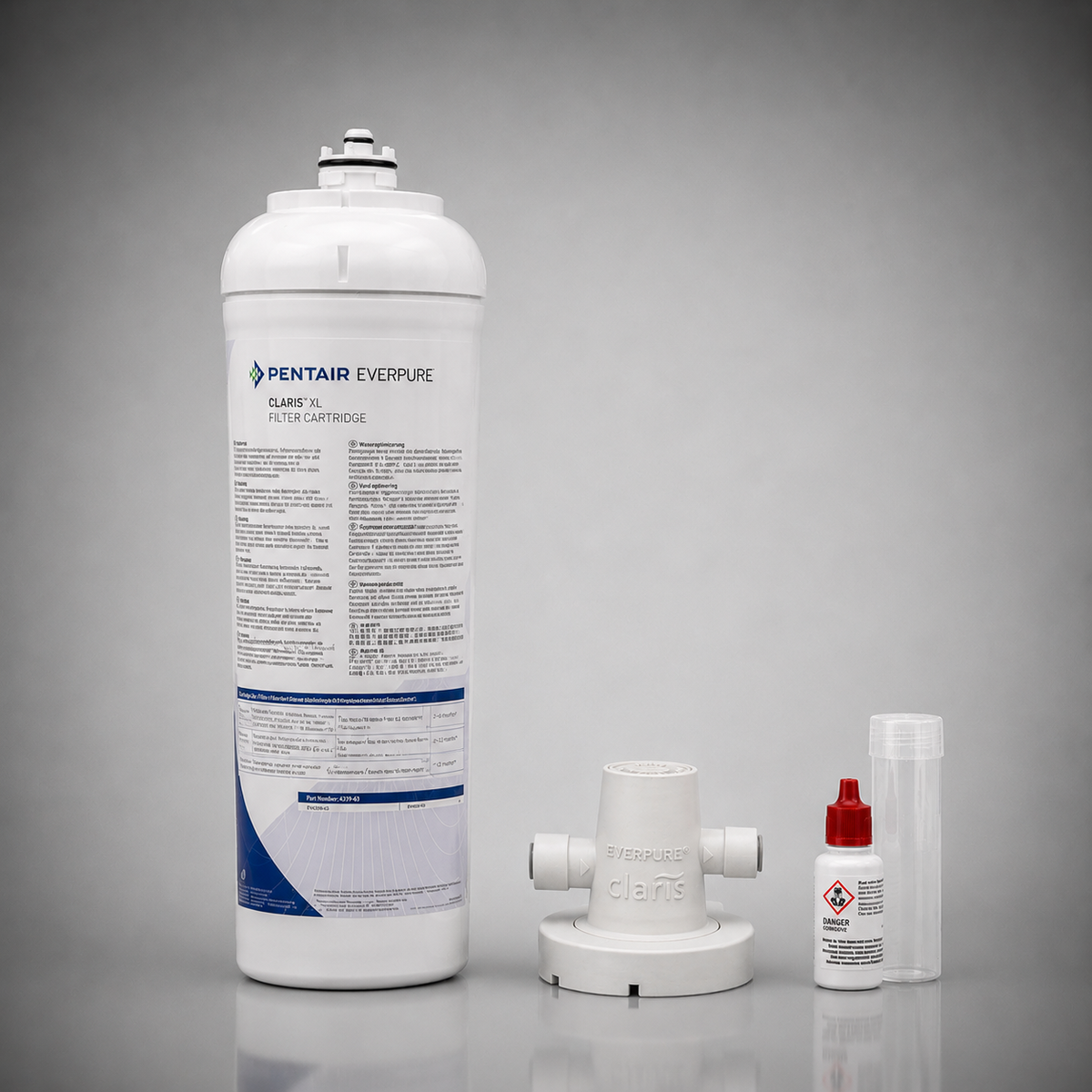 Everpure Claris XL Kit, EV4339-05, Carbon Water Filter, Softening Resin, Ion Exchange, Claris X-Large Kit