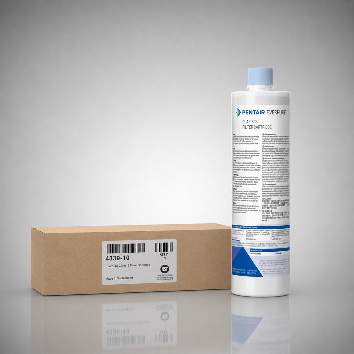 Pentair Everpure® Claris S, EV4339-10, Carbon Water Filter, Follett 00985127, Softening Resin, Ion Exchange, Claris Small