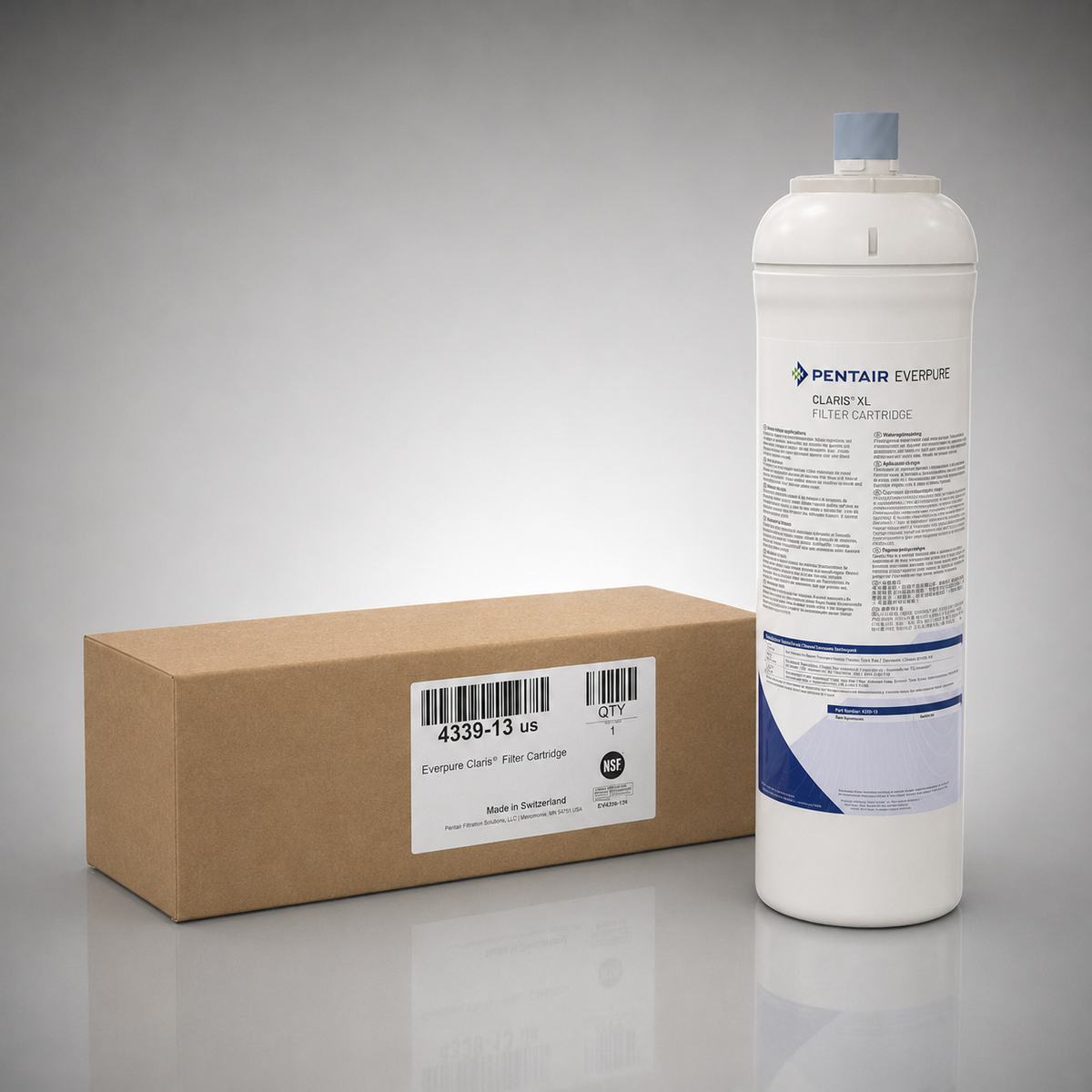 Everpure Claris XL, EV4339-13, Carbon Water Filter, Softening Resin, Ion Exchange, Claris X-Large