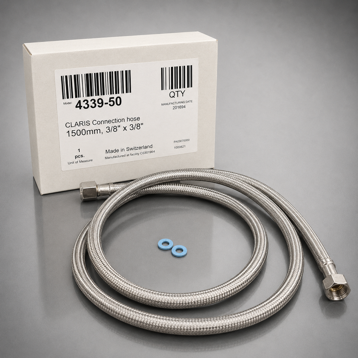 Pentair Everpure® Claris Hose Set/Kit, 3/8BSP x 3/8BSP, 1500 mm, US, EV4339-50