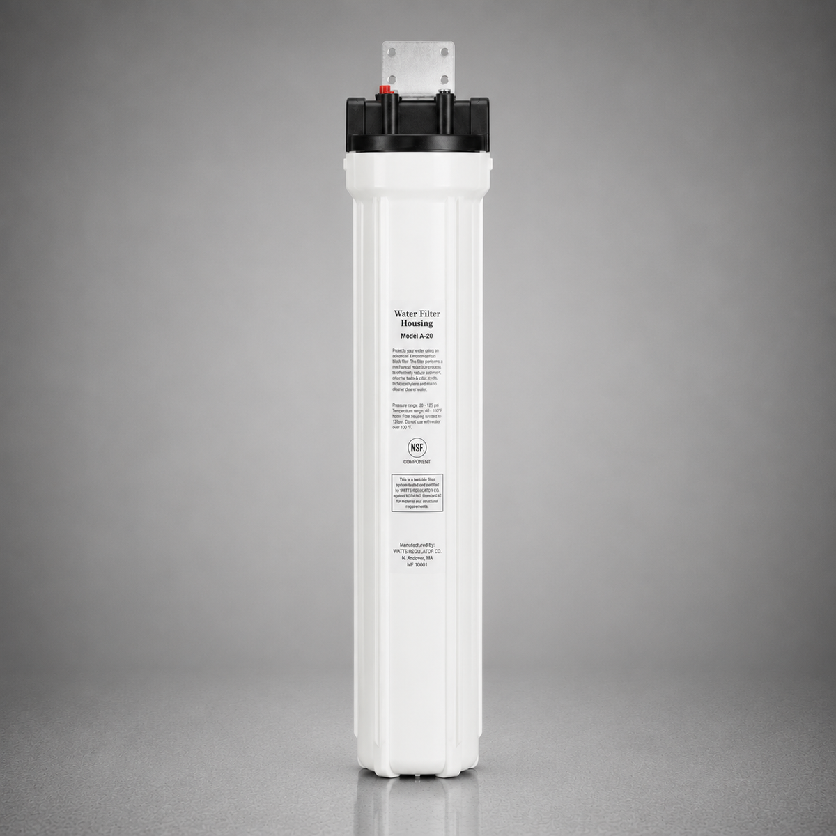 Everpure® A-20, A20, 20 inch Opaque Housing, White, EV9100-03, #20, 1/2"FNPT