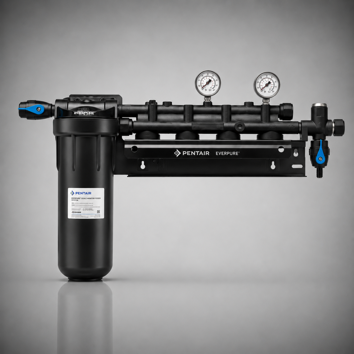 Pentair Everpure® Coldrink/Insurice Quad Manifold w/10 in Prefilter, EV9293-04