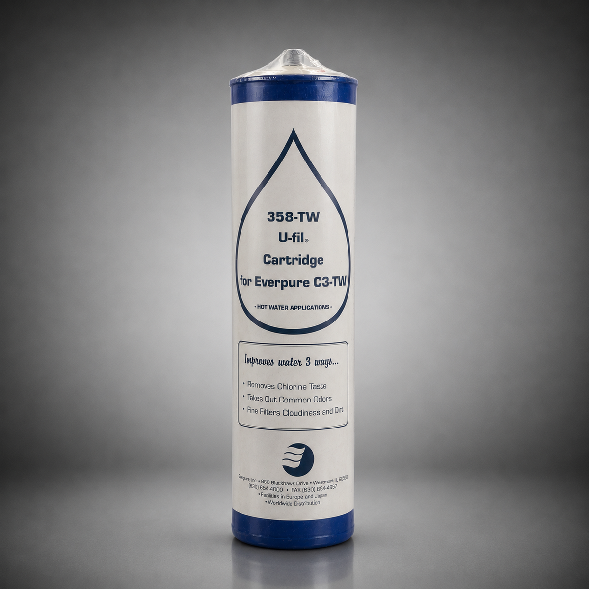 Everpure® 358-TW, C3-TW Cartridge, Hot Water, EV9589-01