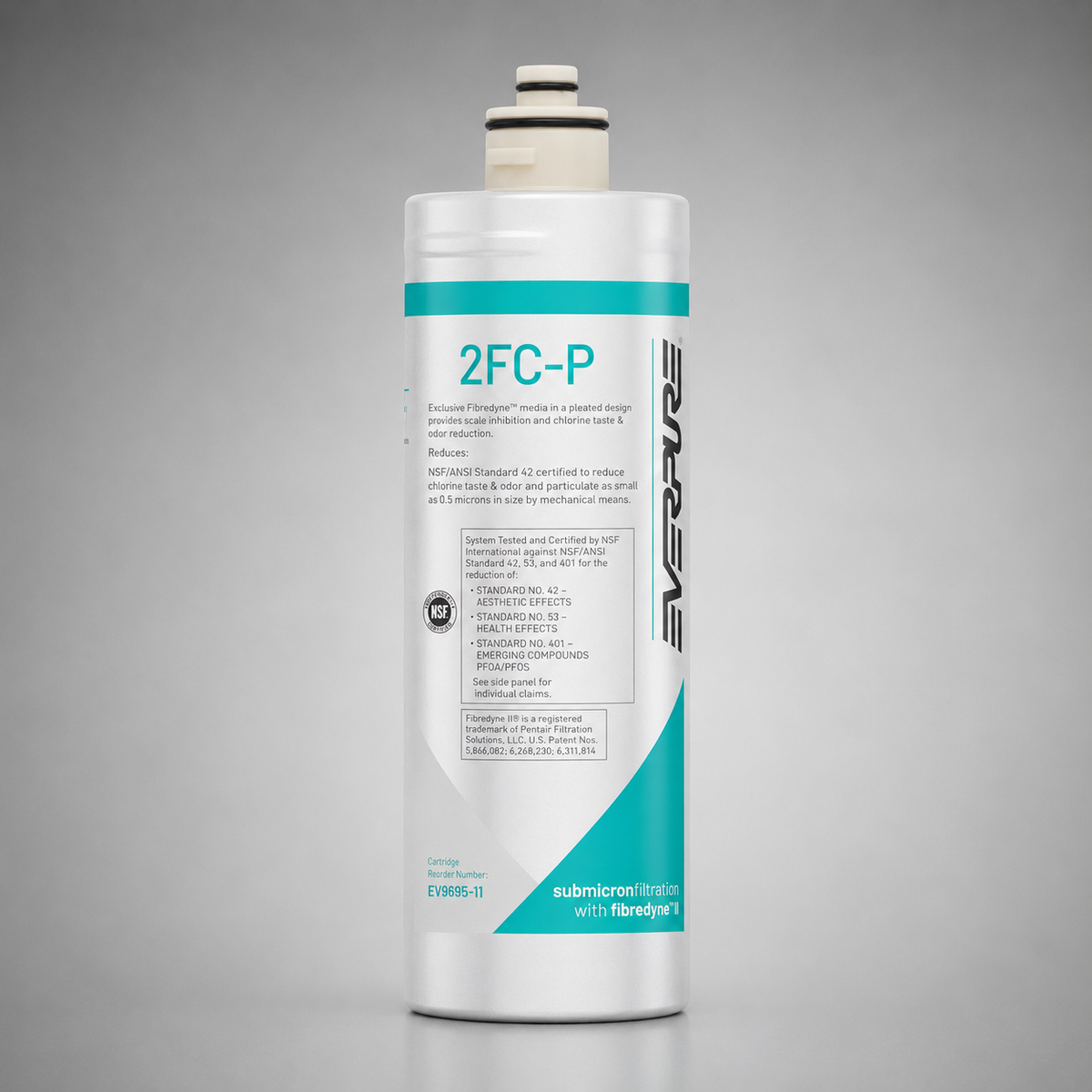 Everpure 2FC-P, EV9595-11, EV9595-16, Water Filter Cartridge, Carbon Water Filter, Lead Reduction