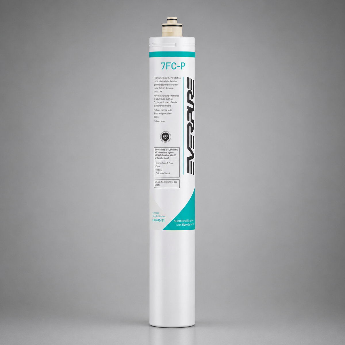 Everpure 7FC-P, EV9595-51, EV9595-66, for 7FC-L, Water Filter Cartridge, Carbon Water Filter, Lead Reduction