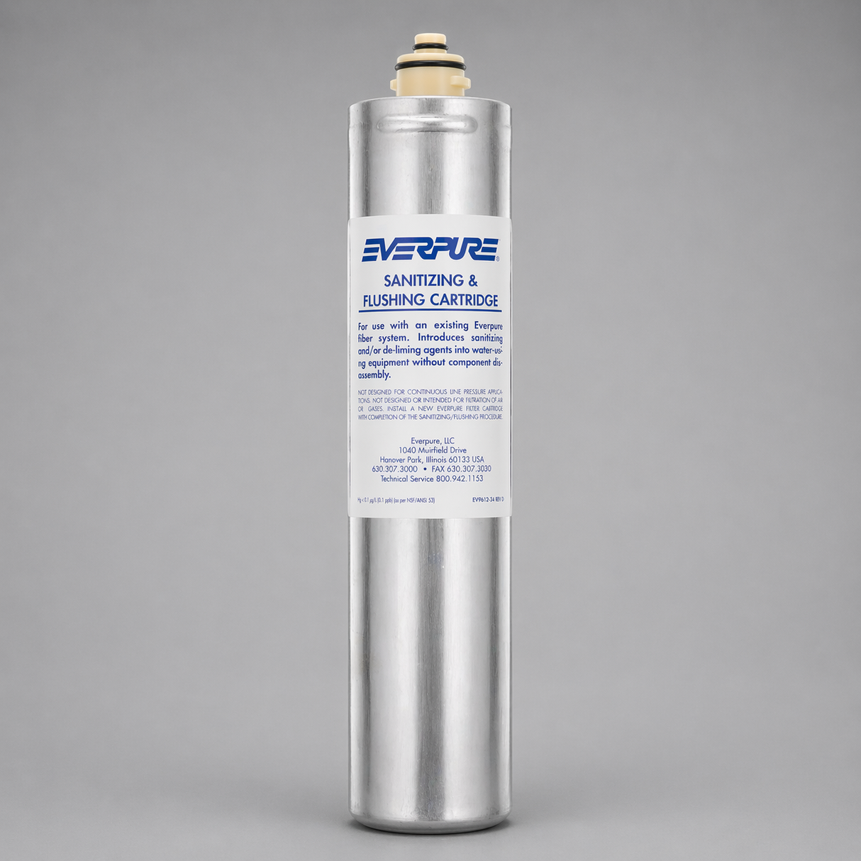 Everpure QC2-JT, EV9608-10, ScaleKleen Scale Remover, Equipment Delimer, Sanitizing Cartridge