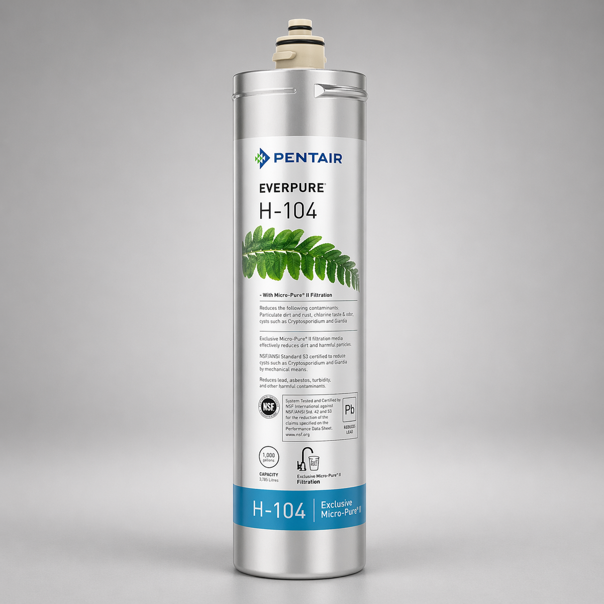 Everpure H-104 Cartridge, EV9612-11, Lead Reduction, Drinking Water, Lime and Calcium Reduction