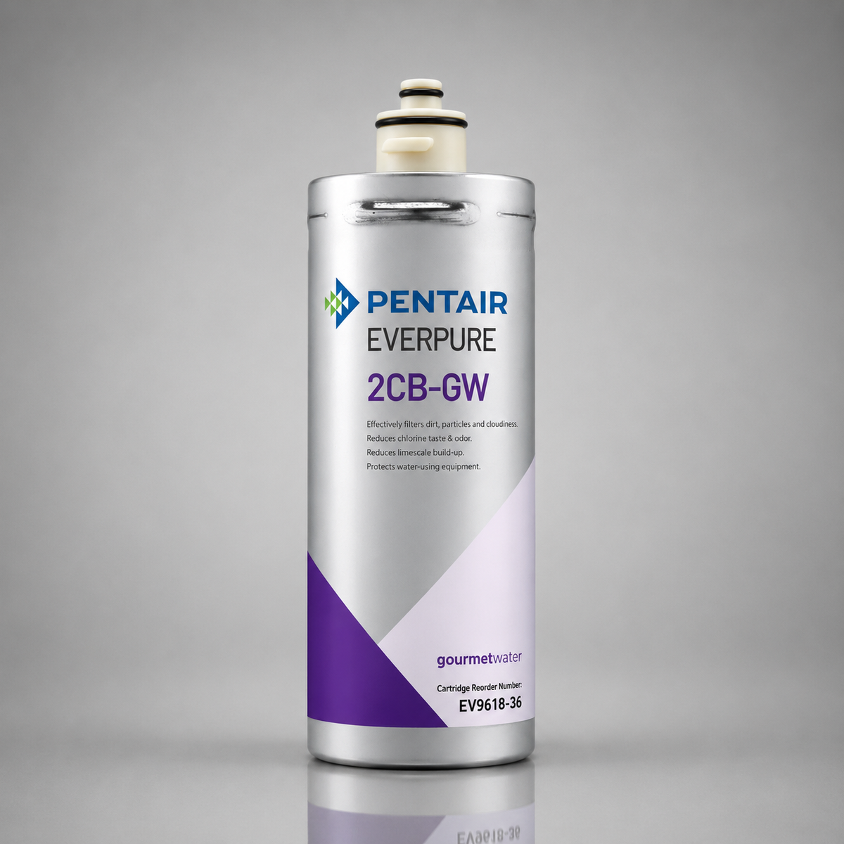 Pentair Everpure® 2CB-GW, EV9618-36, Water Filter Cartridge, Carbon Block and Scale Inhibitor