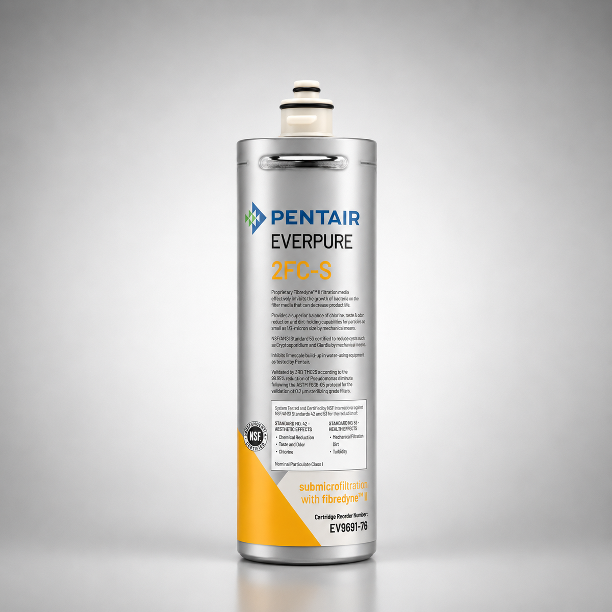 Pentair Everpure® 2FC-S Cartridge, EV9691-76, BGE-1200S, Coffee, Espresso