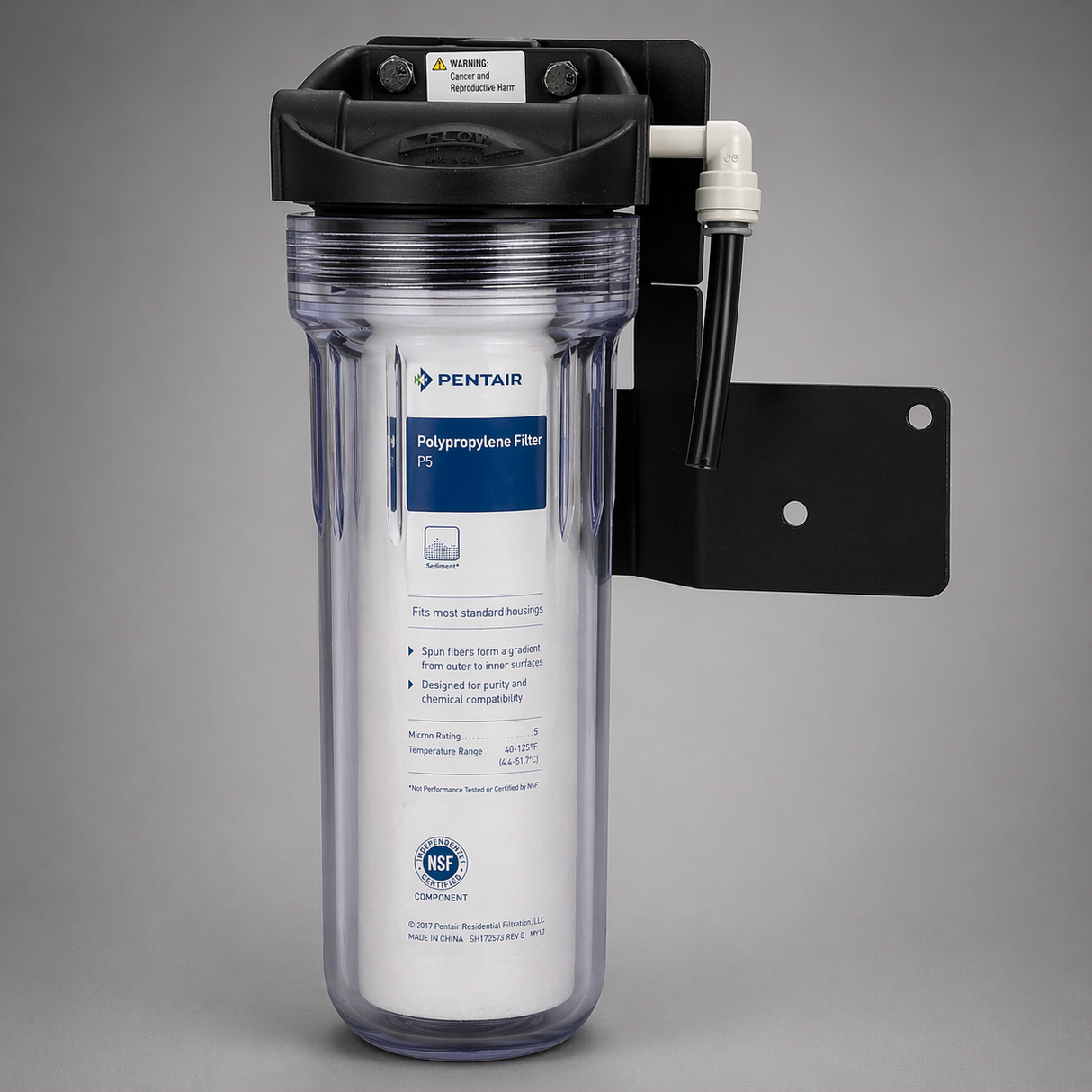 Everpure E-10 Pre-Filter Kit Left Bracket, EV9795-81, 10 inch Sediment Prefilter Left Mount Add-on System, EC110
